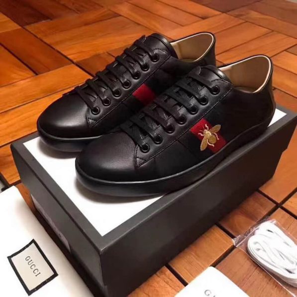 GG 2018SS Men Causal Leather Shoes