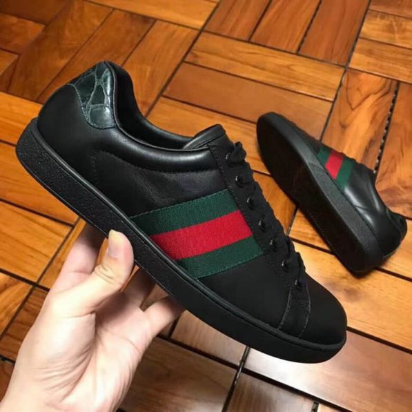 GG 2018SS Men Causal Leather Shoes