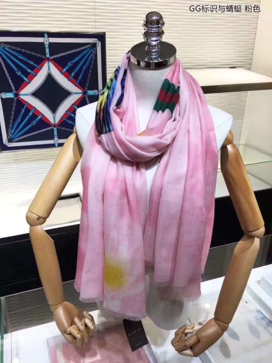 GG 2018SS 100% Cashmere Women Scarves