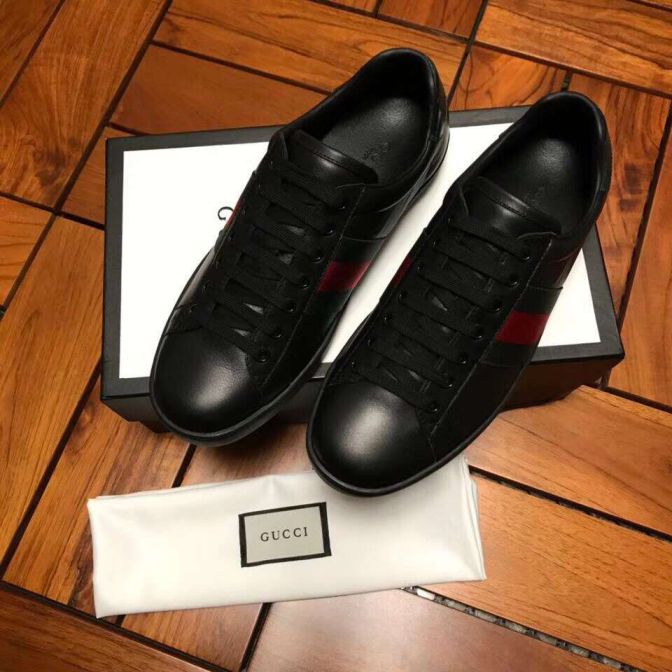 GG Leather 2018 Causal Men Shoes