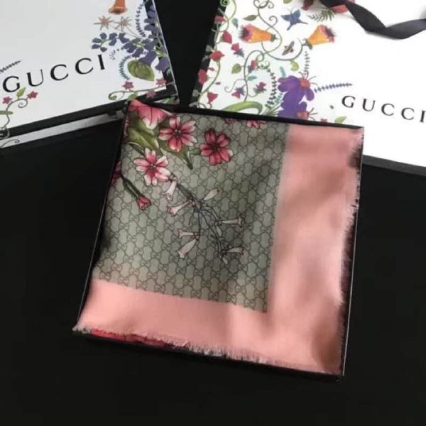 GG 2018SS Cashmere Silk Women Scarves