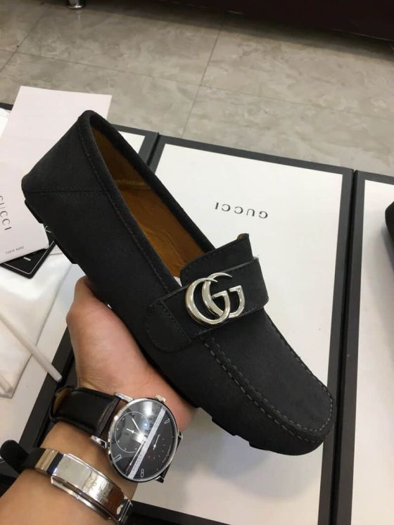 GG 2018 Driver Leather Driver G450891 Men Shoes