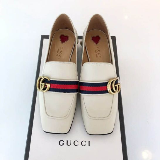 GG 2018 Classic GG Mid Loafer 423559 DKHC0 9061 Women Shoes