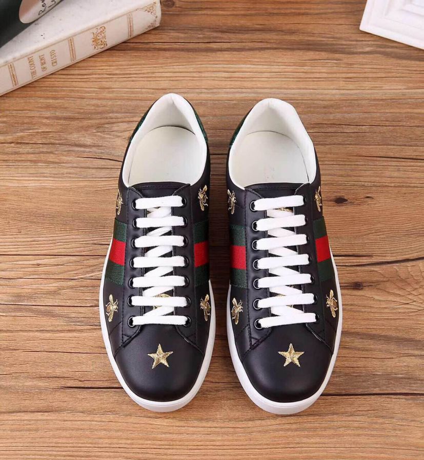 GG Ace Embroidery Sneakers386750 A38F0 1079 Men Shoes