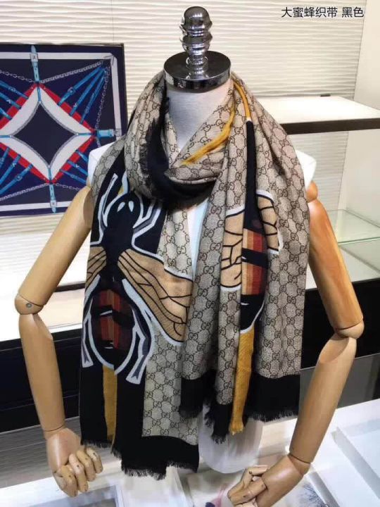GG 2018SS Bee Cashmere Women Scarves
