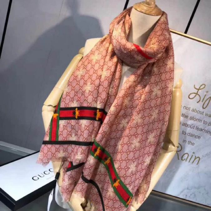 GG 2018 Bee Cashmere Women Scarves