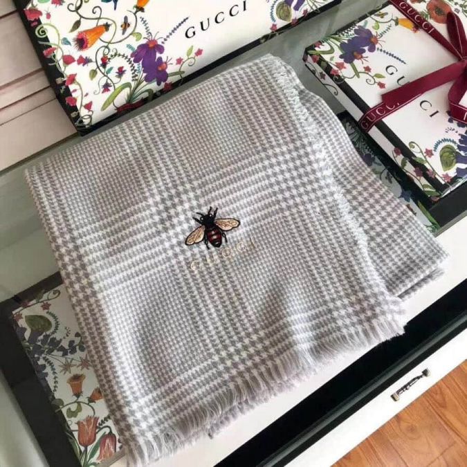 GG 2018 Classic Bee Women Scarves