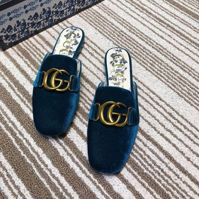 GG 2019SS Leather GG Women Slippers
