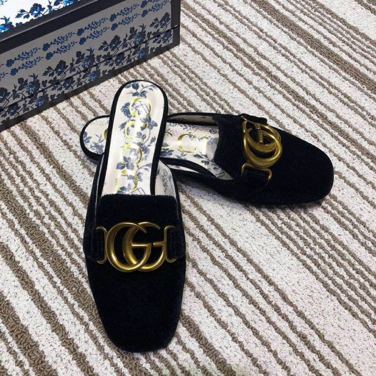 GG 2019SS Leather GG Women Slippers