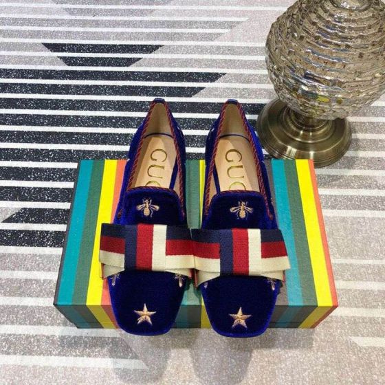 GG 2018SS Leather Loafer Women Shoes
