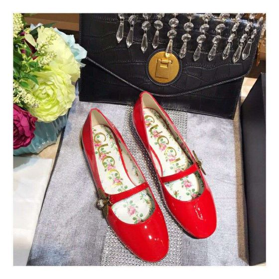 GG 2018SS Leather 1.5CM Women Shoes