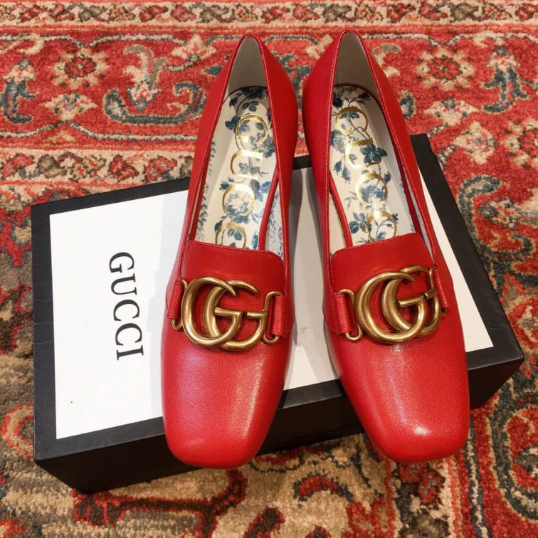 GG 2018FW Leather GG High Women Shoes