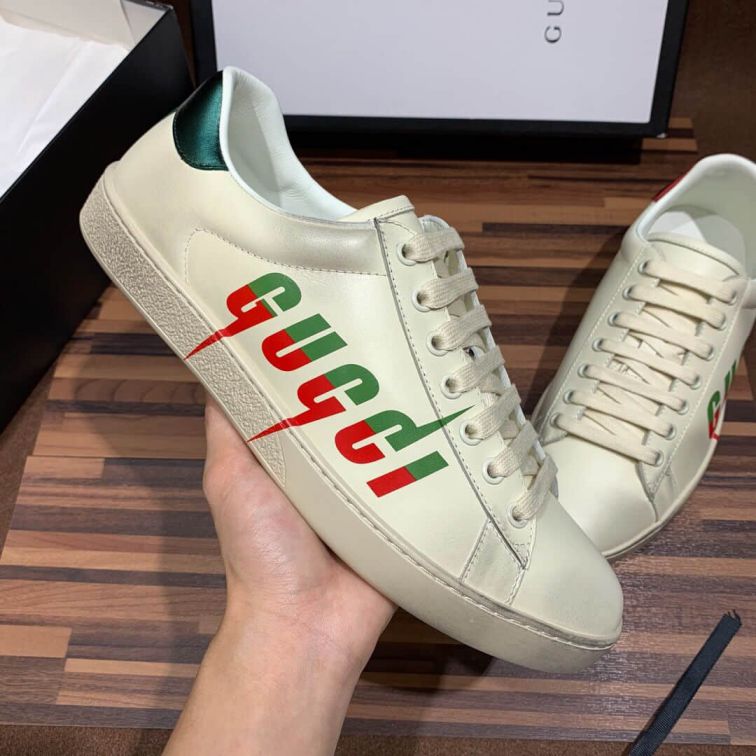 GG Leather GG logo Classic Sneakers Men Shoes