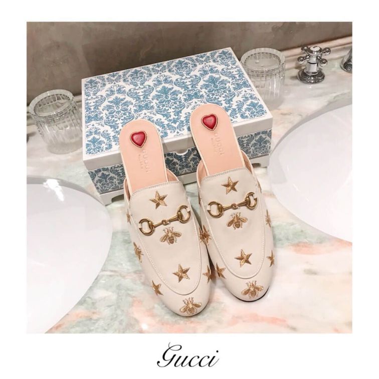 GG Princetown Embroidery Women Slippers