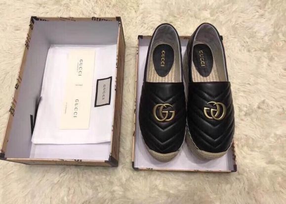GG 2019SS Women Leather Shoes