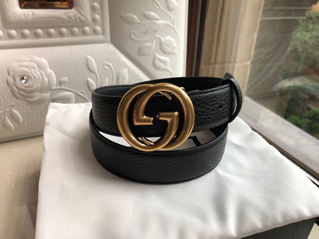 GG logo Vintage 30mm Men Belts