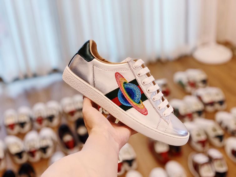 GG 2018SS Leather Unisex Sneakers