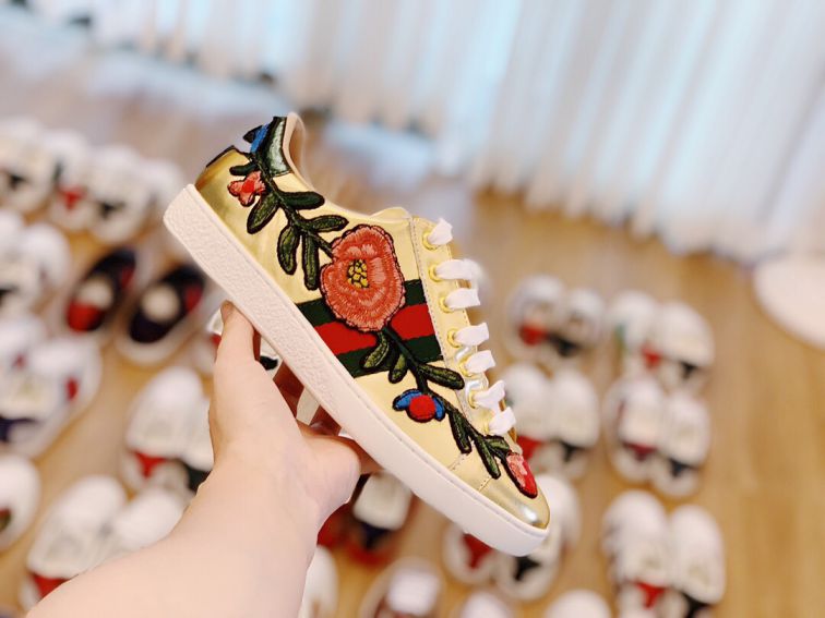 GG Ace Embroidery Unisex Sneakers