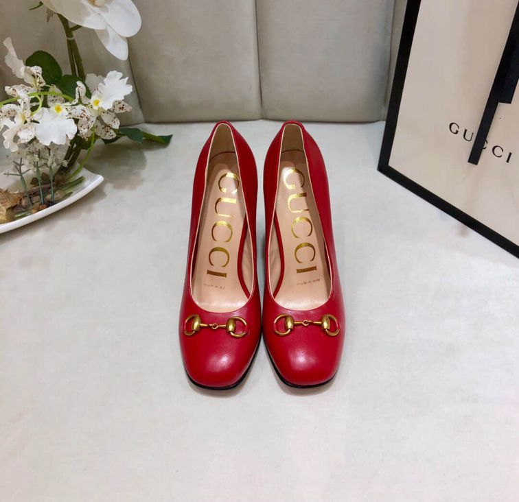 GG 2019 Soft Leather High Women Shoes