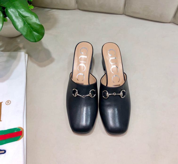 GG 2019SS Soft Leather High Women Shoes