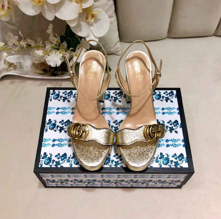 GG 2019SS Women Leather Sandals