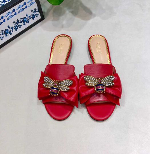 GG Soft Women Leather Slippers