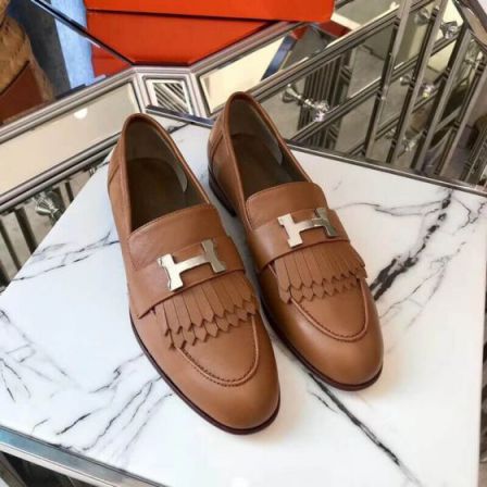Hermes 2018 H tassel Women Shoes
