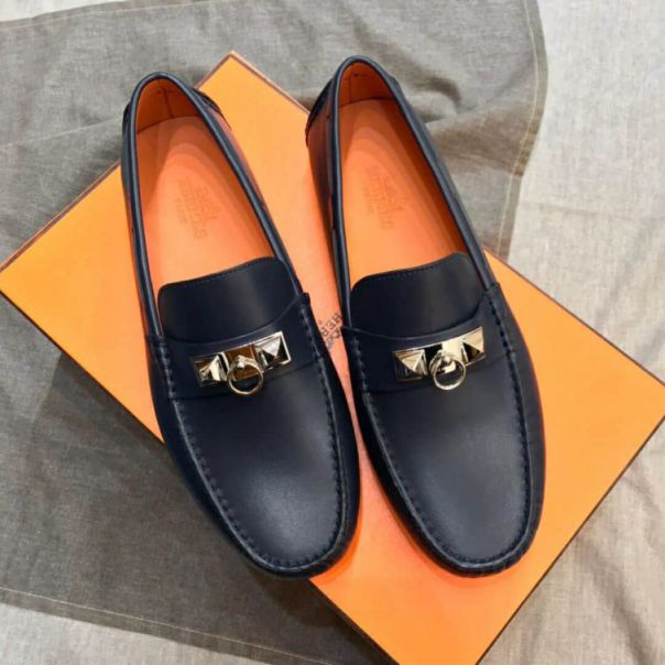 Hermes Leather Men Shoes