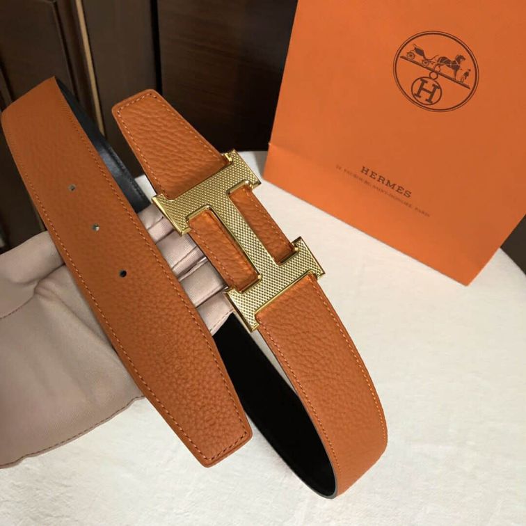 Hermes Reversible Leather 38mm Men Belts
