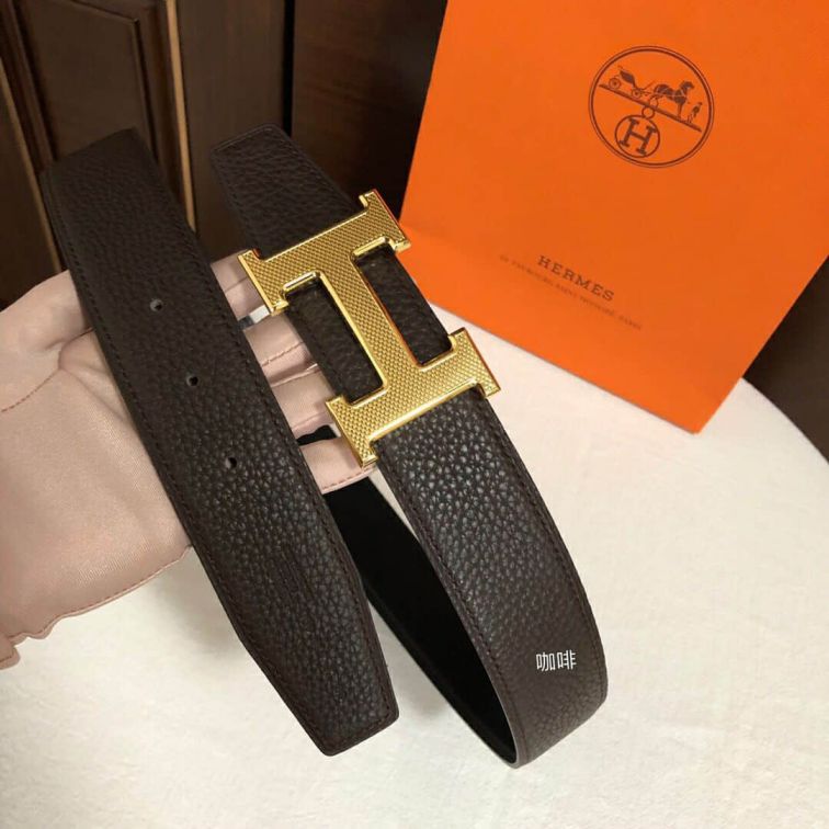 Hermes Reversible Leather 38mm Men Belts