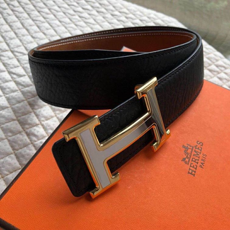 Hermes Leather 38mm Men Belts