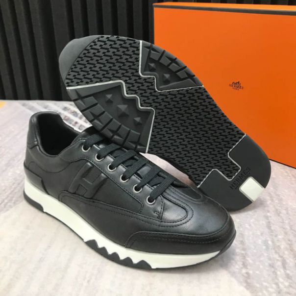 Hermes Leather Men Casual Shoes