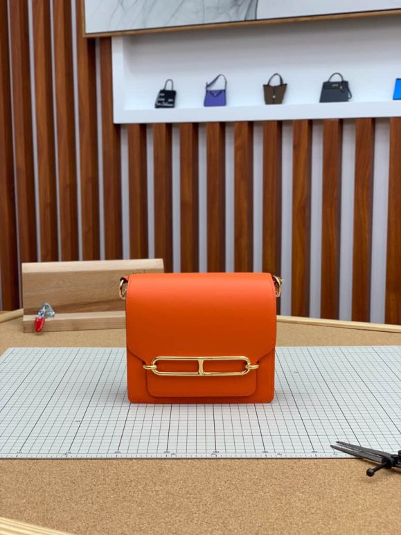Hermes Roulis Orange Women Shoulder Bags
