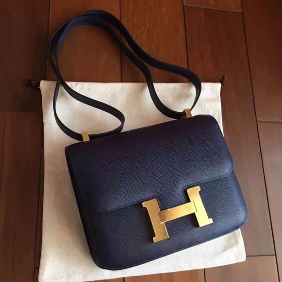Hermes Epsom Constance 24CM Women Shoulder Bags