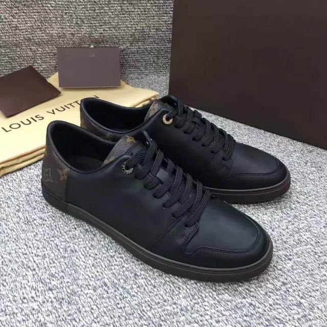 Causal Shoes Black Leather Men Sandals