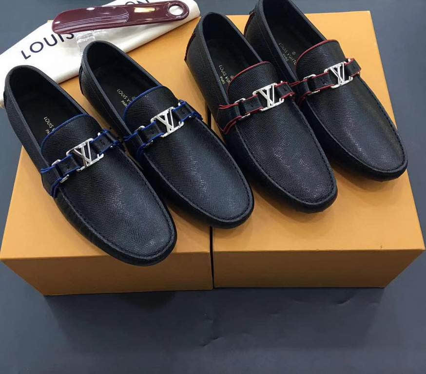 Vouis Leather Men Loafers