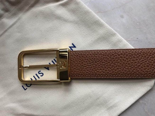 LV Reversible Leather 3.5cm Men Belts