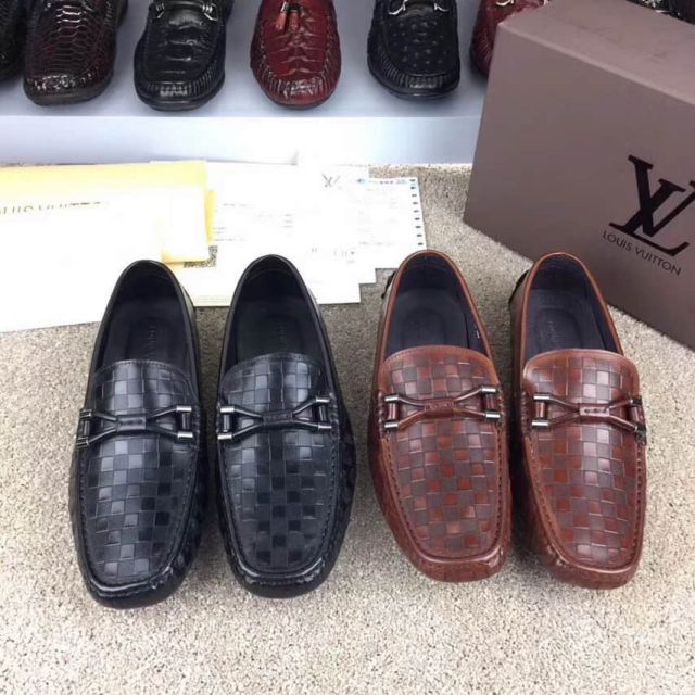 LV Leather 3D Men Sandals