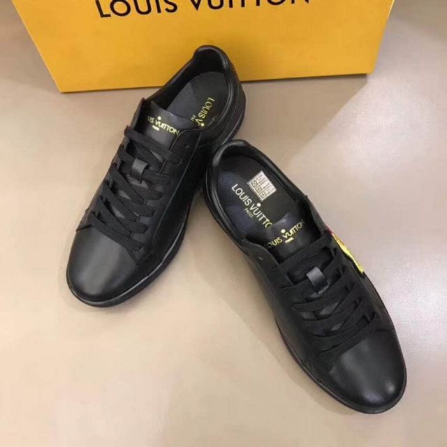 2018 LV LUXEMBOURG Embroidery Men Causal Sandals