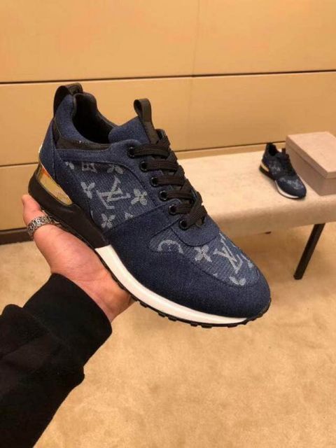 LV Leather 2018 Men Sneakers