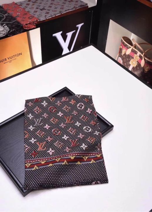 2018 LV Cashmere Pop Monogram Square Women Scarves