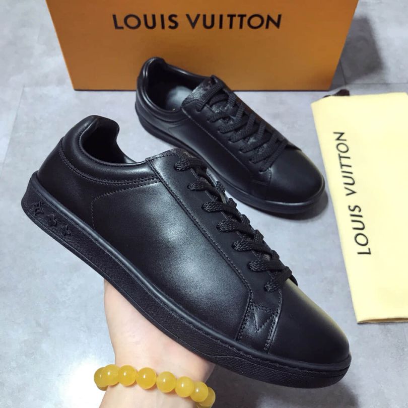LV Leather Monogram Canvas Sneakers 1A3MW6 Men Sandals