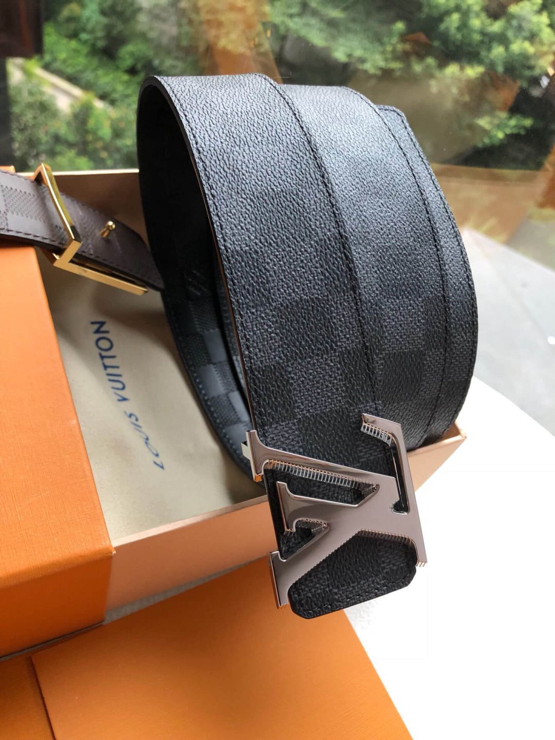 2018 LV Metal Buckle Reversible 40mm Men Belts