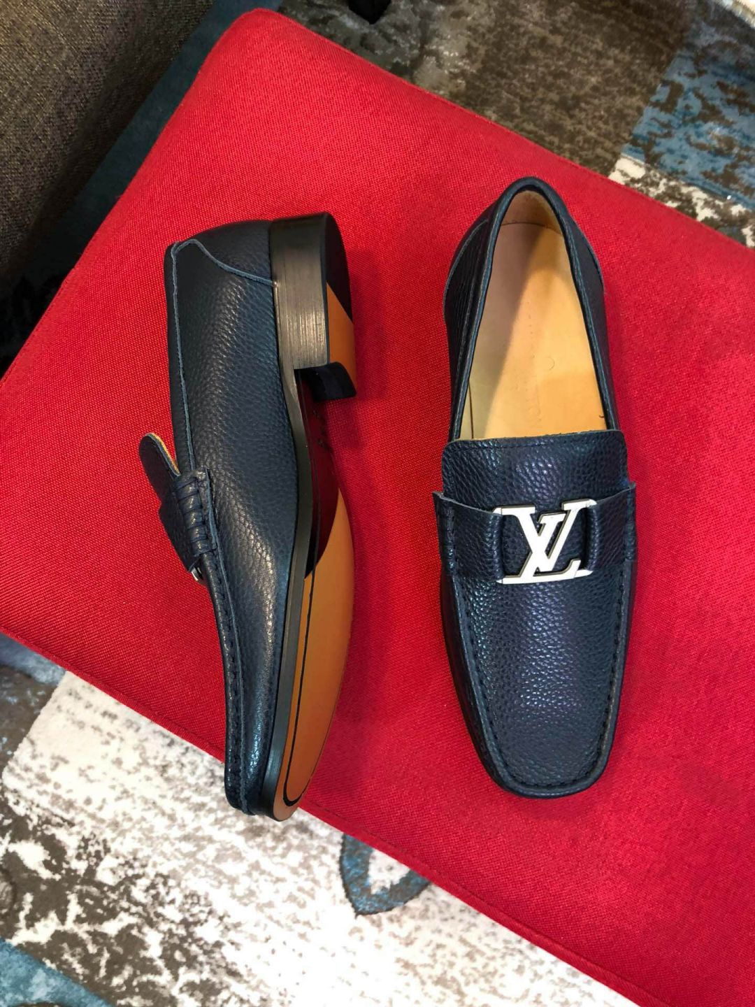 LV Loafers Men Driver Shoes