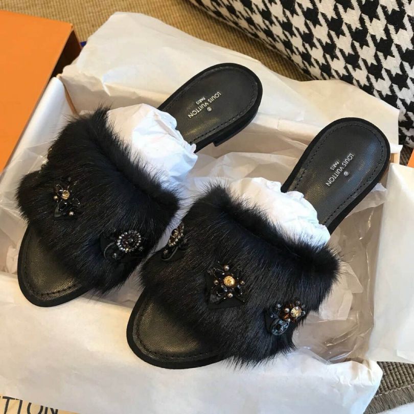 2018 LV Slippers Women Sandals