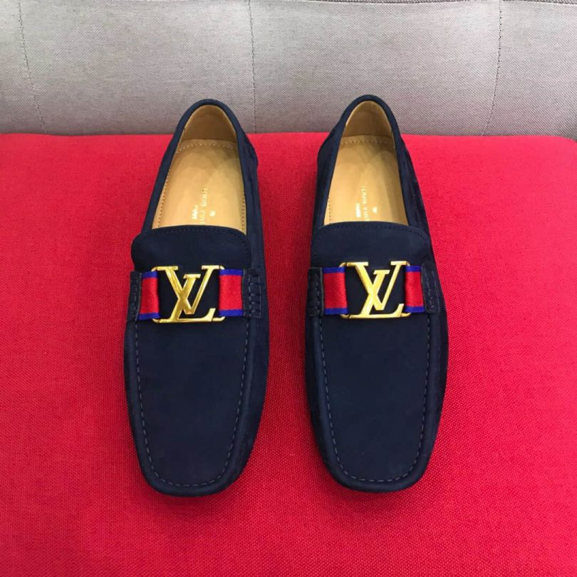 LV Leather MONTE-CARLO Men Casual Shoes