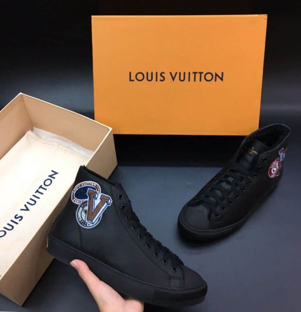 LV Leather TATTOO Men Sneakers
