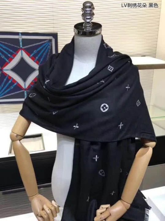 LV Embroidery Cashmere [ Women Scarves