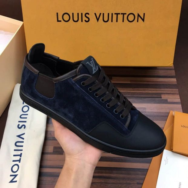 LV Men Leather Sneakers