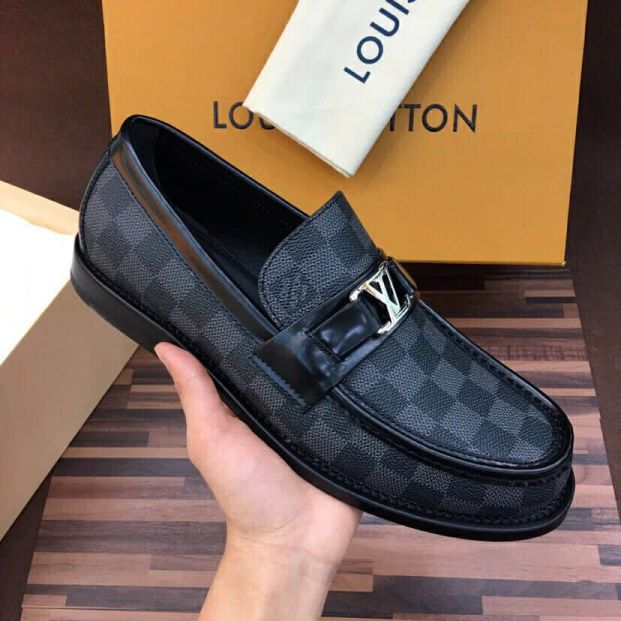 LV Leather Men Casual Shoes